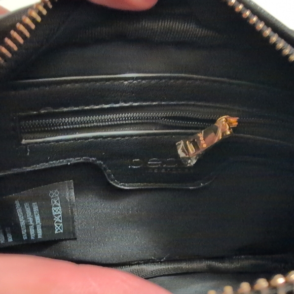 BEBE Purse Zaza Camera Crossbody Bag - Black Rhinestone NWT - Picture 3 of 8